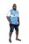 D555 ARYAN Florida Royal Racing Polo Blue/White - Polo shirts - Grote Maten Poloshirts Heren