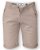D555 COLTEN Stretch Cotton Chino Short Beige - Shorts - Grote Maten Korte Broeken Heren