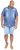 D555 DESTIN Twin Pocket Short Sleeve Vintage Denim Shirt - Hemden - Overhemden Grote Maten Heren