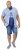 D555 JAIDEN Short Sleeve Shirt & T-shirt Combo - Hemden - Overhemden Grote Maten Heren