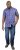 D555 ELIAS Short Sleeve Blue & Red Check Shirt - Hemden - Overhemden Grote Maten Heren