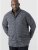 D555 Radcliff LS Printed Shirt Navy - Hemden - Overhemden Grote Maten Heren