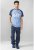 D555 Gunner T-shirt Blue - T-shirts - Grote Maten T-shirts Heren