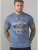 D555 Bradley T-shirt Blue - T-shirts - Grote Maten T-shirts Heren