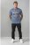 D555 Bradley T-shirt Blue - T-shirts - Grote Maten T-shirts Heren