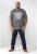 D555 Bradley T-shirt Charcoal - T-shirts - Grote Maten T-shirts Heren