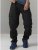 D555 Nelson Stretch Tapered Cargo Pants Black - Jeans & broeken - Jeans & Broeken Grote Maten Heren