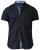 D555 Republic Short Sleeve Shirt Navy - Hemden - Overhemden Grote Maten Heren