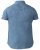 D555 Nathan Short Sleeve Shirt Blue - Hemden - Overhemden Grote Maten Heren