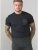 D555 Emerson T-shirt Black & Charcoal - T-shirts - Grote Maten T-shirts Heren