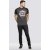 D555 Dallas T-shirt Charcoal - T-shirts - Grote Maten T-shirts Heren