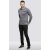 D555 Brockville Long Sleeve Polo Grey - Polo shirts - Grote Maten Poloshirts Heren