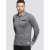 D555 Brockville Long Sleeve Polo Grey - Polo shirts - Grote Maten Poloshirts Heren