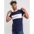 D555 Cullen T-shirt Navy - T-shirts - Grote Maten T-shirts Heren