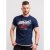 D555 Finn T-shirt Navy - T-shirts - Grote Maten T-shirts Heren