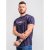 D555 Davis T-shirt Navy - T-shirts - Grote Maten T-shirts Heren