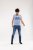 D555 Hobart LA Printed T-Shirt Blue - T-shirts - Grote Maten T-shirts Heren