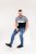D555 Vista Couture Cut And Sew Curved Hem T-Shirt - T-shirts - Grote Maten T-shirts Heren