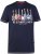 D555 PICKEMHAM Printed T-Shirt - T-shirts - Grote Maten T-shirts Heren