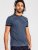 D555 Beamont Jacquard Stripe T-Shirt - T-shirts - Grote Maten T-shirts Heren