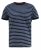D555 Beamont Jacquard Stripe T-Shirt - T-shirts - Grote Maten T-shirts Heren