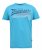 D555 Rushden Superior Printed T-Shirt Turquoise - T-shirts - Grote Maten T-shirts Heren