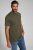 JP1880 702558 T-shirt met ronde hals Donkerolijf - T-shirts - Grote Maten T-shirts Heren