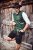 JP1880 Genuine Leather Traditional Lederhosen Shorts Black - Shorts - Grote Maten Korte Broeken Heren