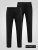 D555 Ted 4 Way Stretch Tailored Trouser Zwart - Pakken - Grote Maten Kostuum Heren