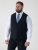 D555 Ted Gilet Navyblauw - Pakken - Grote Maten Kostuum Heren