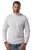 JP1880 723303 Shirt met col en lange mouwen Naturel gemêleerd TALL - TALL T-shirts - Extra lange T-shirts voor heren