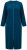 Ulla Popken 749967 Badstof badjas met rits Petrol - Ochtendjassen & badjassen - 