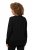 Ulla Popken 751623 Sneldrogend skishirt Zwart - Skikleding - 