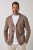 JP1880 Milano Flexnamic Gebreid colbert Notenbruin - Pakken - Grote Maten Kostuum Heren