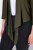 Ulla Popken 794514 Jersey bolero met knoop Donkergroen - Bolero's - 