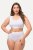 Ulla Popken 795269 Slips met hoge taille 3-pack Wit - Slips - 