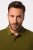 JP1880 Polo Shirt Basic Long Sleeve Pique Moss Green - Polo shirts - Grote Maten Poloshirts Heren