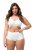 Ulla Popken 800279 Gestreepte slips 2-pack Wit - Slips - 