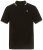 JP1880 802789 Poloshirt met witte contrastkraag Zwart - Polo shirts - Grote Maten Poloshirts Heren