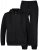 JP1880 802934 Joggingpak met hoodie en broek Zwart - Trainingspakken - Heren trainingspakken in grote maten