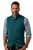 JP1880 Mottled Stretch Knit Stand-up Collar Vest Turquoise Blue - Feestkleding - Feestkleding – Vier in stijl en comfort