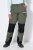 Ulla Popken 807803 HYPRAR wandelbroek met reflectoren Olijfgroen - Outdoor - 