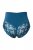 Ulla Popken 809385 Corrigerende slip met kant Petrol - Shapewear - 