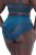 Ulla Popken 809385 Corrigerende slip met kant Petrol - Shapewear - 