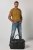 JP1880 810787 Weekendtas van lamsnappaleer Donkerbruin - Tassen - 