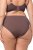 Ulla Popken 811602 Slips met kant Bruin - Slips - 
