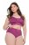 Ulla Popken 811602 Slips met kant Donkerpaars - Slips - 