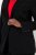 Ulla Popken 811944 Klassieke blazer Zwart - Blazers - Damesblazers in grote maten