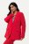 Ulla Popken 811944 Klassieke blazer Rood - Blazers - Damesblazers in grote maten