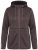 Ulla Popken 812880 Gebreide fleecejas met teddyfleece Taupe - Fleecekleding - 